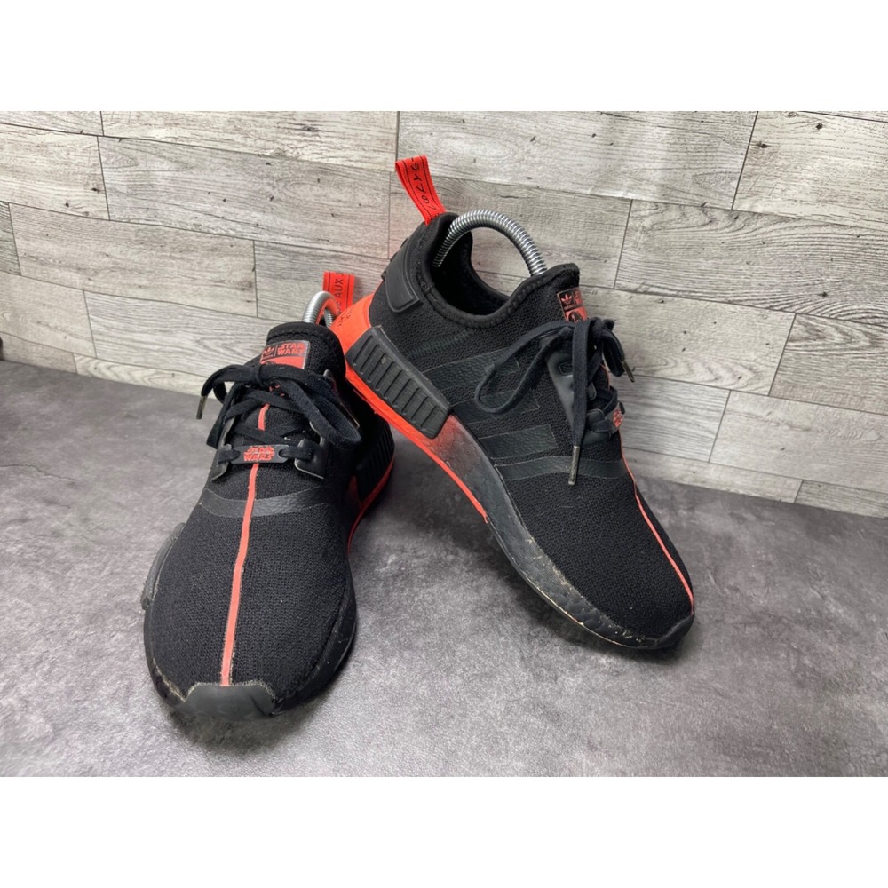 Adidas NMD R1 Star Wars Darth Vader Sneakers Kids Boys 6M Shoes Black FW2276